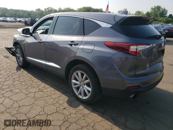 2019 Acura RDX with VIN 5J8TC2H39KL005229, listed as a Copart auction lot 61663945 with Not provided miles and Salvage title. Bid and sale history available at DreamBid. Image 2.