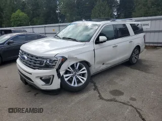 2020 Ford Expedition Max Limited с VIN 1FMJK2AT9LEA83966, выставлен на аукционе Copart как лот 57096815 с пробегом 38 293 миль миль и Списание • Salvage title. История ставок и продаж доступна на DreamBid. Изображение 1.