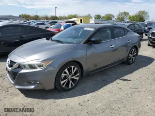 2016 Nissan Maxima 3.5 SV with VIN 1N4AA6AP9GC375562, listed as a Copart auction lot 50319895 with 98,049 mi miles and Salvage Title. Bid and sale history available at carsss.com. Image 1.