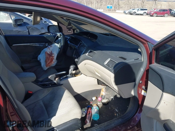 2015 Honda Civic EX with VIN 19XFB2F89FE073610, listed as a IAAI auction lot 41753222 with 121,100 mi miles and . Bid and sale history available at carsss.com. Image 5.