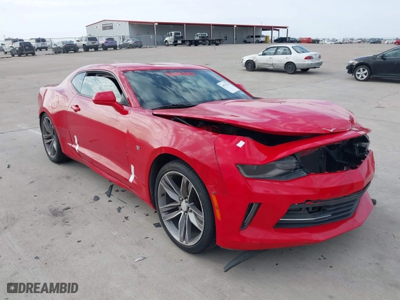 2017 Chevrolet Camaro 2LT with VIN 1G1FD1RS9H0171021, listed as a IAAI auction lot 41571765 with 1 mi miles. Bid and sale history available at carsss.com. Image 1.