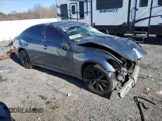 2011 Infiniti M37 with VIN JN1BY1AR1BM370151, listed as a Copart auction lot 45120405 with 163,349 mi miles and Non Repairable. Bid and sale history available at carsss.com. Image 4.