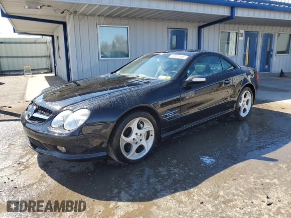 2004 Mercedes-Benz SL with VIN WDBSK76F24F068891, listed as a Copart auction lot 53531585 with 52,442 mi miles and Salvage title. Bid and sale history available at DreamBid. Image 1.
