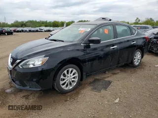 2019 Nissan Sentra S with VIN 3N1AB7AP8KY456035, listed as a Copart auction lot 57130605 with 97,653 mi miles and Salvage title. Bid and sale history available at DreamBid. Image 1.