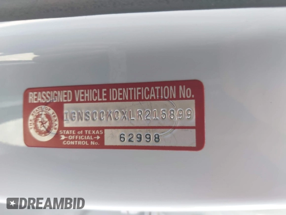 2020 Chevrolet Tahoe LTZ with VIN 1GNSCCKCXLR215899, listed as a IAAI auction lot 40128171 with 109,541 mi miles and . Bid and sale history available at DreamBid. Image 9.