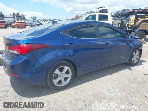 2016 Hyundai Elantra SE with VIN 5NPDH4AE9GH796997, listed as a IAAI auction lot 42185019 with 85,448 mi miles and . Bid and sale history available at DreamBid. Image 4.