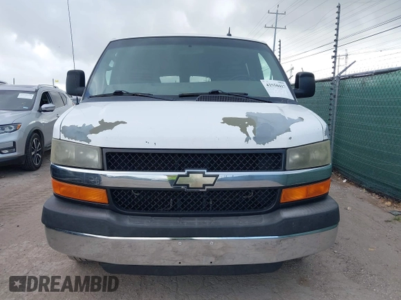 2011 Chevrolet Express Passenger 1LT with VIN 1GAZG1FG5B1149331, listed as a IAAI auction lot 42550417 with 132,390 mi miles and . Bid and sale history available at DreamBid. Image 12.
