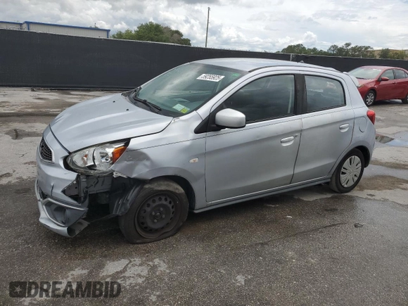 2018 Mitsubishi Mirage ES с VIN ML32A3HJ2JH005159, выставлен на аукционе Copart как лот 59255925 с пробегом 94 114 миль миль и Списание • Salvage title. История ставок и продаж доступна на DreamBid. Изображение 1.