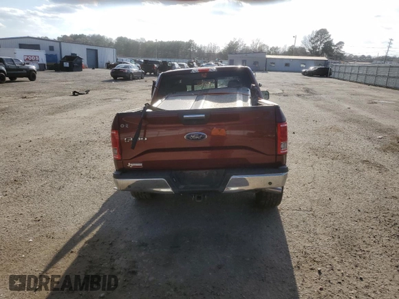 2015 Ford F-150 XL with VIN 1FTEW1CG1FKF02919, listed as a Copart auction lot 43647265 with 0 mi miles and Non Repairable. Bid and sale history available at carsss.com. Image 6.