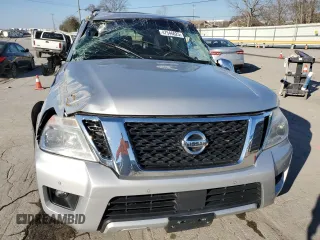 2017 Nissan Armada Platinum z VIN JN8AY2NDXH9010339, wystawiony jako Copart lot #47546625 z przebiegiem Nie podano mil oraz Szkoda całkowita • Salvage title. Historia ofert i sprzedaży dostępna na DreamBid. Obrazek 5.