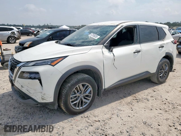 2022 Nissan Rogue S with VIN 5N1BT3AA7NC700589, listed as a Copart auction lot 57285035 with 39,403 mi miles and Salvage title. Bid and sale history available at DreamBid. Image 1.