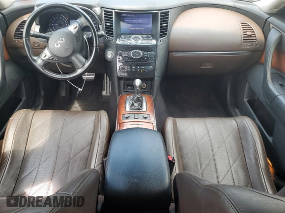 2013 Infiniti FX with VIN JN8CS1MU8DM142268, listed as a Copart auction lot 49407675 with 123,836 mi miles and Salvage Title. Bid and sale history available at carsss.com. Image 8.