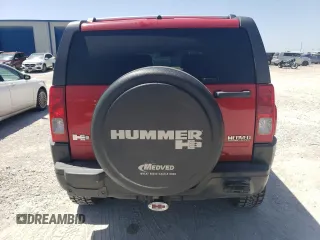 2007 Hummer H3 SUV with VIN 5GTDN13E478133672, listed as a Copart auction lot 50881434 with 137,674 mi miles and Clean Title. Bid and sale history available at carsss.com. Image 6.