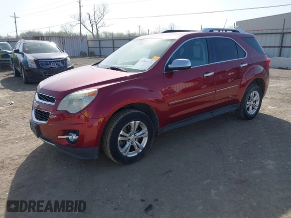 2011 Chevrolet Equinox LT w/2LT with VIN 2CNALPEC3B6376012, listed as a IAAI auction lot 41801175 with 153,591 mi miles. Bid and sale history available at carsss.com. Image 2.