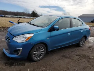 2017 Mitsubishi Mirage G4 SE with VIN ML32F4FJ4HHF10479, listed as a Copart auction lot 47668765 with 106,197 mi miles and Clean Title. Bid and sale history available at carsss.com. Image 1.