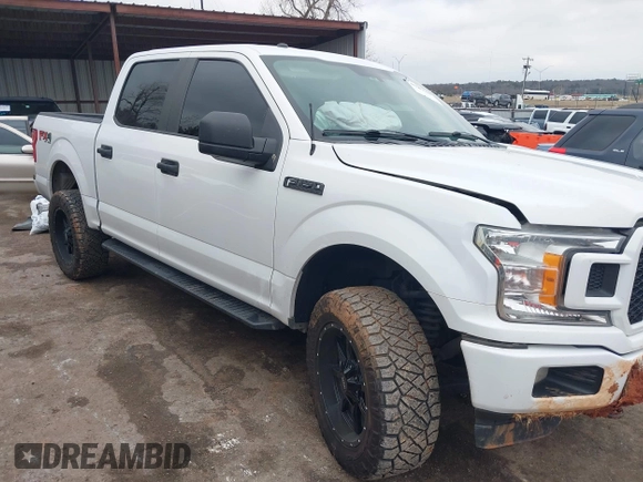 2018 Ford F-150 XL with VIN 1FTEW1EP4JFD42727, listed as a IAAI auction lot 41209698 with 131,234 mi miles. Bid and sale history available at carsss.com. Image 1.