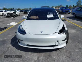 2020 Tesla Model 3 Standard Range Plus with VIN 5YJ3E1EA8LF783631, listed as a IAAI auction lot 40696383 with 78,889 mi miles. Bid and sale history available at carsss.com. Image 11.
