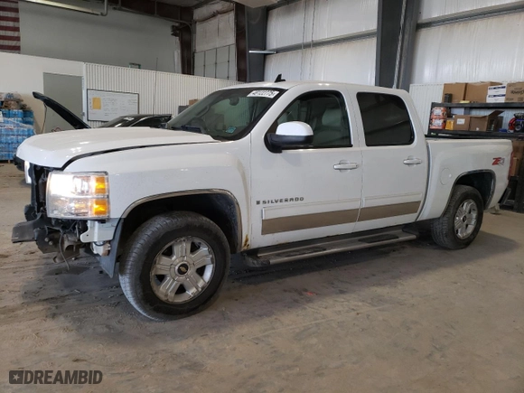 2009 Chevrolet Silverado 1500 LTZ with VIN 3GCEK33329G109608, listed as a Copart auction lot 48122775 with 198,347 mi miles and Salvage Title. Bid and sale history available at carsss.com. Image 1.