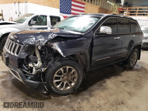 2015 Jeep Grand Cherokee Limited with VIN 1C4RJFBGXFC685035, listed as a Copart auction lot 51114495 with 105,449 mi miles and Salvage Title. Bid and sale history available at carsss.com. Image 1.