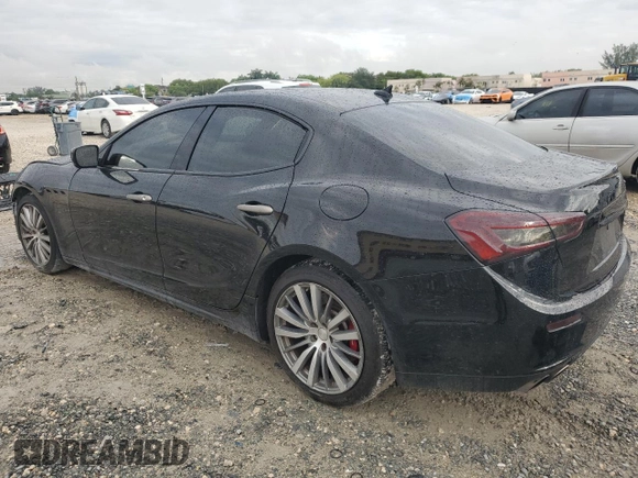 2016 Maserati Ghibli S with VIN ZAM57RSA9G1168795, listed as a Copart auction lot 56145895 with 77,864 mi miles and Salvage title. Bid and sale history available at DreamBid. Image 2.