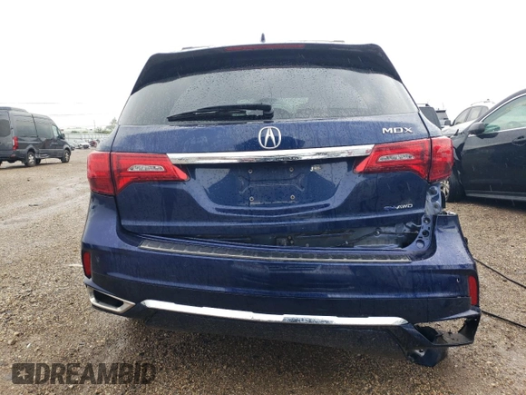 2019 Acura MDX Sport Hybrid w/Advance Pkg with VIN 5J8YD7H72KL000117, listed as a Copart auction lot 68556373 with 62,368 mi miles. Bid and sale history available at carsss.com. Image 6.