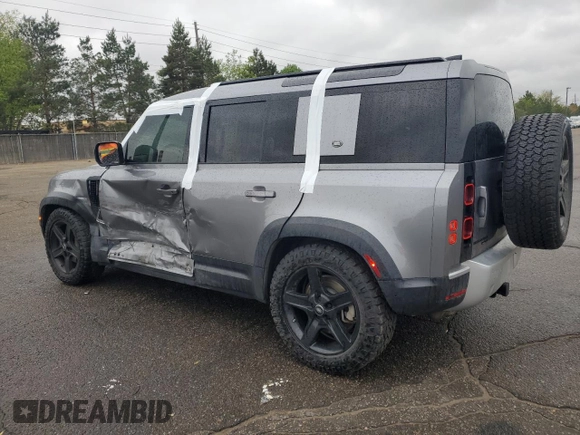 2020 Land Rover Defender SE z VIN SALEP7EU5L2023135, wystawiony jako Copart lot #53918005 z przebiegiem 73 427 mil mil oraz Szkoda całkowita • Salvage title. Historia ofert i sprzedaży dostępna na DreamBid. Obrazek 2.