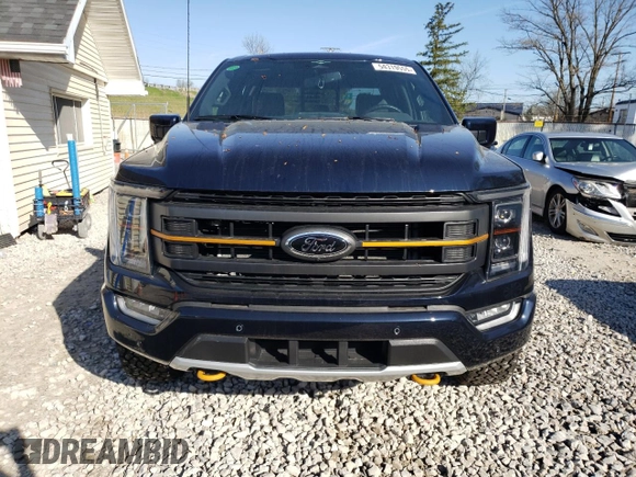 2023 Ford F-150 XL with VIN 1FTEW1E8XPFD11743, listed as a Copart auction lot 54319555 with 16,306 mi miles and Salvage Title. Bid and sale history available at carsss.com. Image 5.