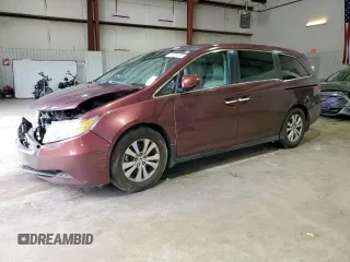 2016 Honda Odyssey EX-L z VIN 5FNRL5H64GB162679, wystawiony jako Copart lot #60806625 z przebiegiem 110 505 mil mil oraz Szkoda całkowita • Salvage title. Historia ofert i sprzedaży dostępna na DreamBid. Obrazek 1.