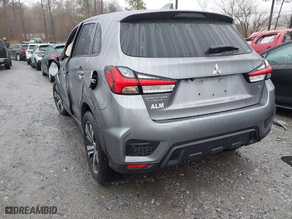 2021 Mitsubishi Outlander Sport ES with VIN JA4ARUAU1MU010693, listed as a IAAI auction lot 41572720 with 71,444 mi miles. Bid and sale history available at carsss.com. Image 3.