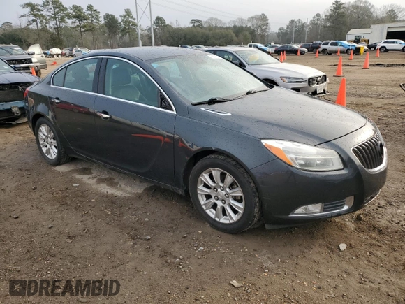 2013 Buick Regal Premium 1 with VIN 2G4GS5ERXD9225742, listed as a Copart auction lot 43608985 with 181,443 mi miles and Salvage title. Bid and sale history available at DreamBid. Image 4.