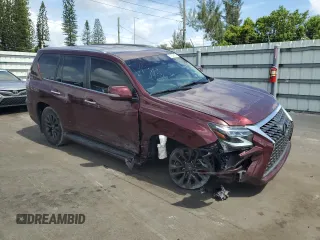 2022 Lexus GX 460 Premium with VIN JTJAM7BX4N5323096, listed as a Copart auction lot 61332455 with 76,472 mi miles and Salvage title. Bid and sale history available at DreamBid. Image 4.