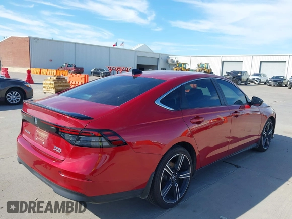 2024 Honda Accord Sport with VIN 1HGCY2F54RA091707, listed as a IAAI auction lot 42311738 with 11,996 mi miles and . Bid and sale history available at DreamBid. Image 4.