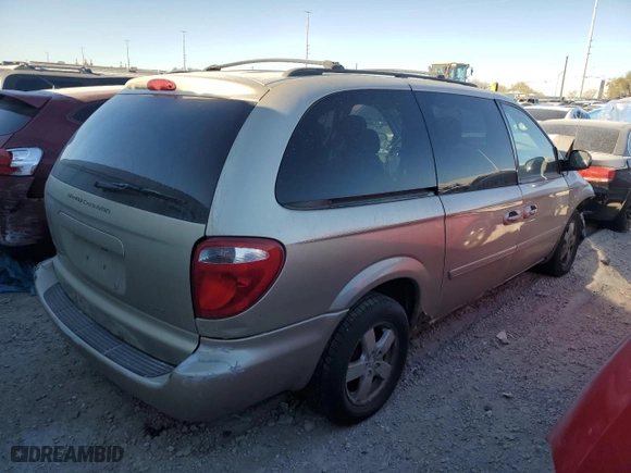 2006 Dodge Grand Caravan SXT with VIN 2D4GP44L36R868114, listed as a Copart auction lot 48635615 with 190,739 mi miles and Salvage Title. Bid and sale history available at carsss.com. Image 3.