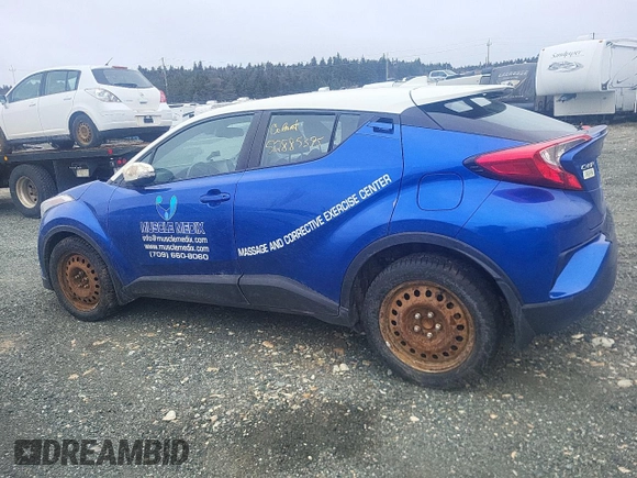 2018 Toyota C-HR XLE with VIN NMTKHMBX1JR063883, listed as a Copart auction lot 52885395 with 185,922 mi miles and Salvage Title. Bid and sale history available at DreamBid. Image 2.