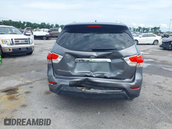 2016 Nissan Pathfinder S with VIN 5N1AR2MN4GC613707, listed as a IAAI auction lot 42462865 with 130,113 mi miles and . Bid and sale history available at DreamBid. Image 16.