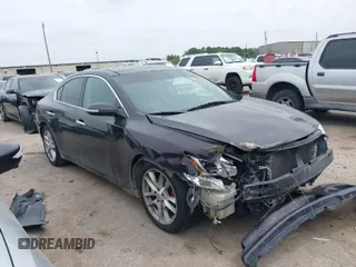 2010 Nissan Maxima 3.5 S with VIN 1N4AA5AP0AC868662, listed as a IAAI auction lot 41890697 with 160,105 mi miles. Bid and sale history available at carsss.com. Image 1.