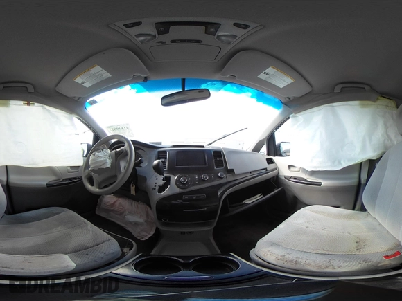 2012 Toyota Sienna LE AAS with VIN 5TDKK3DC1CS264239, listed as a IAAI auction lot 41839022 with 221,769 mi miles. Bid and sale history available at carsss.com. Image 18.