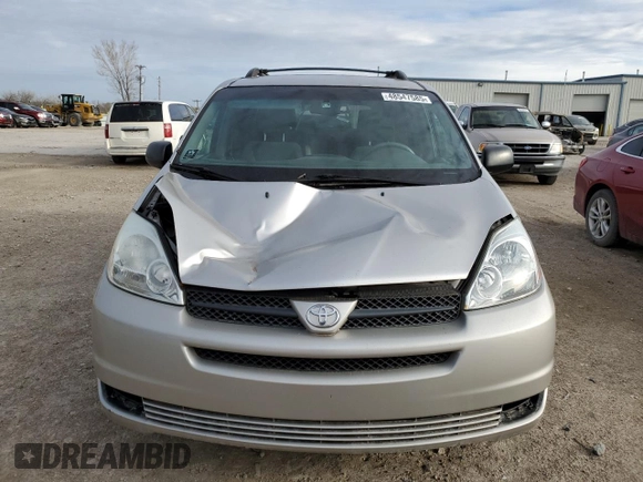 2004 Toyota Sienna CE with VIN 5TDZA23C94S078298, listed as a Copart auction lot 48547585 with 226,494 mi miles and Salvage Title. Bid and sale history available at DreamBid. Image 5.