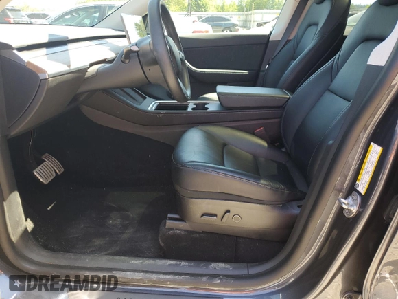 2022 Tesla Model Y Performance with VIN 7SAYGDEF3NF384161, listed as a Copart auction lot 59989145 with 12,731 mi miles and Salvage title. Bid and sale history available at DreamBid. Image 7.