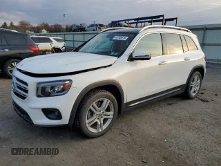 2020 Mercedes-Benz GLB with VIN W1N4M4HB5LW070803, listed as a Copart auction lot 48748615 with 57,499 mi miles and Salvage Title. Bid and sale history available at carsss.com. Image 1.