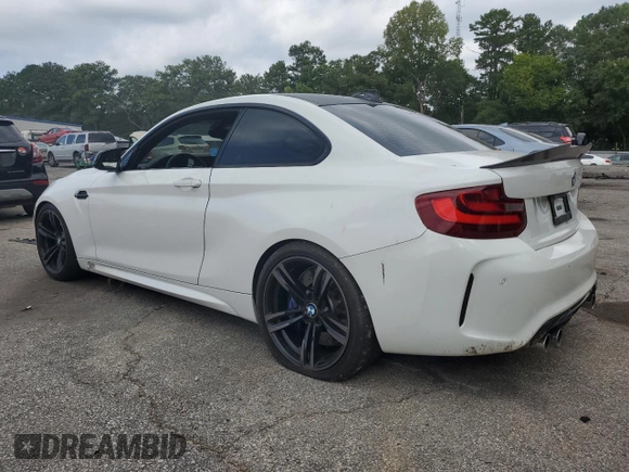 2017 BMW M2 with VIN WBS1H9C30HV888182, listed as a Copart auction lot 67636234 with 0 mi miles and Salvage Title. Bid and sale history available at carsss.com. Image 2.