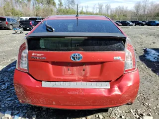 2012 Toyota Prius One with VIN JTDKN3DU5C1560314, listed as a Copart auction lot 49600765 with 114,923 mi miles and Salvage Title. Bid and sale history available at carsss.com. Image 6.