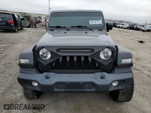 2019 Jeep Wrangler Sport S with VIN 1C4GJXAG7KW552143, listed as a Copart auction lot 50134775 with 73,278 mi miles and Salvage title. Bid and sale history available at DreamBid. Image 5.