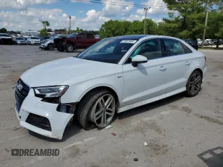 2017 Audi A3 Sedan Premium Plus with VIN WAUJ8GFF7H1006110, listed as a Copart auction lot 57037504 with 176,660 mi miles and Salvage Title. Bid and sale history available at carsss.com. Image 1.