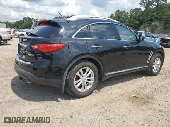 2017 Infiniti QX70 с VIN JN8CS1MW9HM413278, выставлен на аукционе Copart как лот 62882325 с пробегом 89 225 миль миль и Списание • Salvage title. История ставок и продаж доступна на DreamBid. Изображение 3.