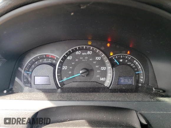 2013 Toyota Camry L with VIN 4T4BF1FK4DR312814, listed as a Copart auction lot 53952535 with 187,572 mi miles and Salvage Title. Bid and sale history available at carsss.com. Image 9.