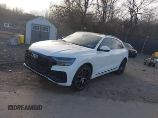 2019 Audi Q8 Prestige with VIN WA1FVAF19KD038382, listed as a IAAI auction lot 41237280 with 57,504 mi miles and . Bid and sale history available at DreamBid. Image 17.