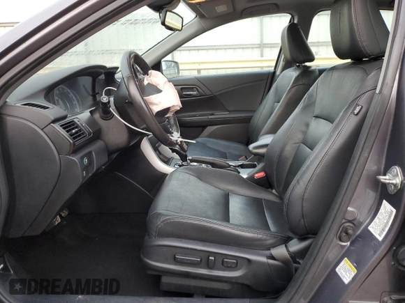 2014 Honda Accord Sedan EX-L with VIN 1HGCR2F89EA070899, listed as a Copart auction lot 85446074 with 112,215 mi miles and Salvage Title. Bid and sale history available at carsss.com. Image 7.