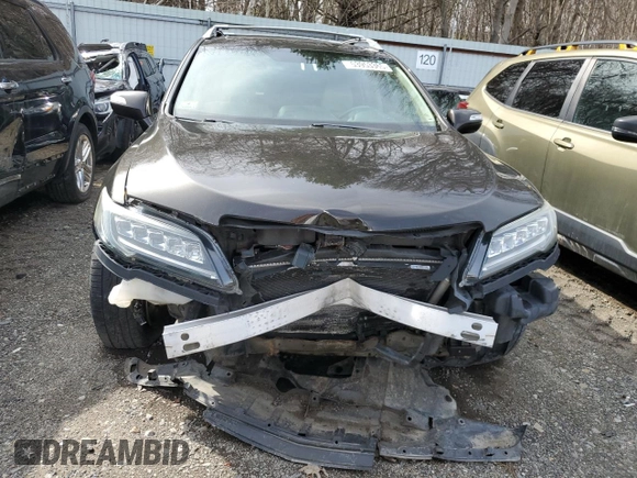 2016 Acura RDX Tech Pkg with VIN 5J8TB4H55GL001492, listed as a Copart auction lot 53953365 with 103,813 mi miles and Clean Title. Bid and sale history available at carsss.com. Image 5.