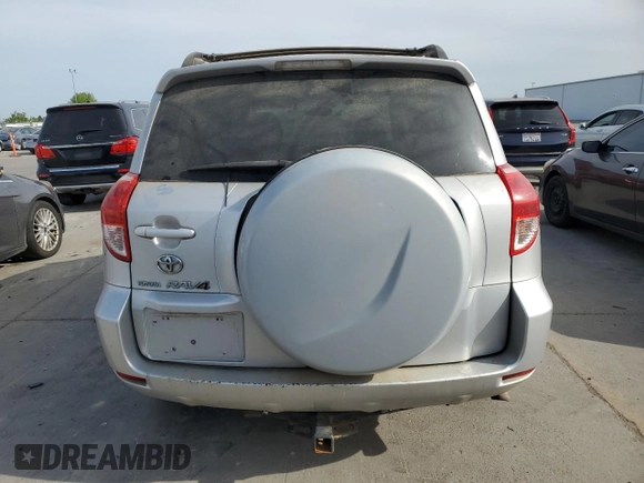 2008 Toyota RAV4 with VIN JTMZD33V686055839, listed as a Copart auction lot 53322815 with 184,498 mi miles and Clean Title. Bid and sale history available at carsss.com. Image 6.
